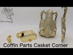 अंतिम संस्कार प्लास्टिक कफन कोने पीपी / एबीएस सामग्री 17kg / 16kg सोना