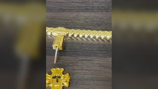 प्रीमियम विंटेज ट्विस्टेड कास्केट हैंडल टिकाऊ अंतिम संस्कार हार्डवेयर