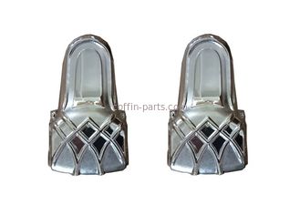 PP Or ABS  Material Funeral  Coffin Decorative Coffin Parts  With Steel Bars