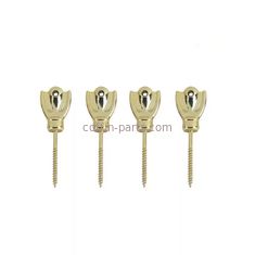Casket Fastening Metal Bottom Coffin Fittings Silver Painting