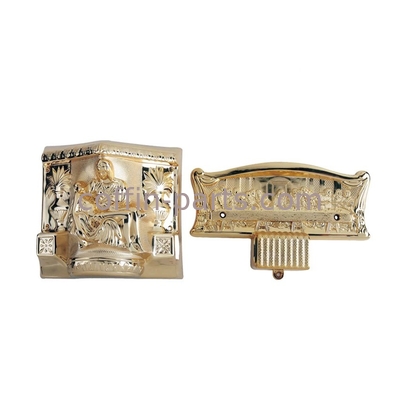 Gold Copper Casket Hardware Plastic Casket Corners Parts 6#