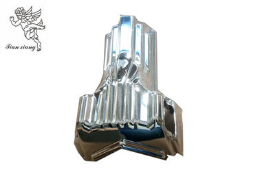 11# Silver Coffin CornerPP Material , Personalized Casket Hardware Suppliers