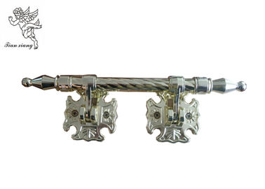 Strong Zamak Customized Casket Handles , Golden Metal Coffin Ornamental H9025