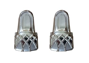 PP Or ABS  Material Funeral  Coffin Decorative Coffin Parts  With Steel Bars