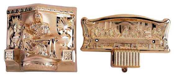Funeral Casket Accessories Metal Coffin Corner With Iron Tubes