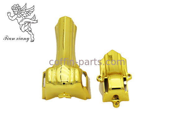 पीपी ABS प्लास्टिक सामग्री के साथ विंटेज टाइप कॉफिन पार्ट्स कास्केट कॉर्नर